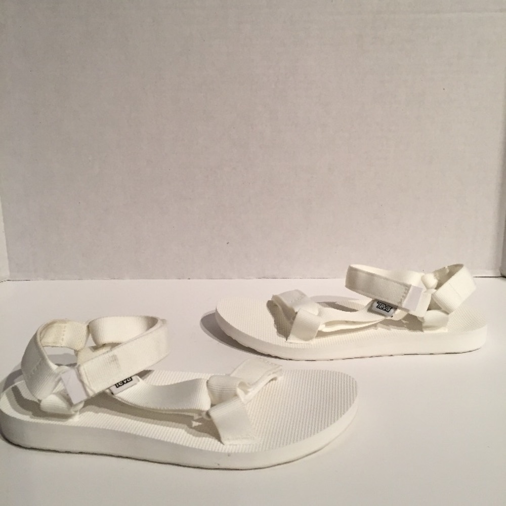 Teva Origunal Universal Bright White Sandal - Picture 1 of 8